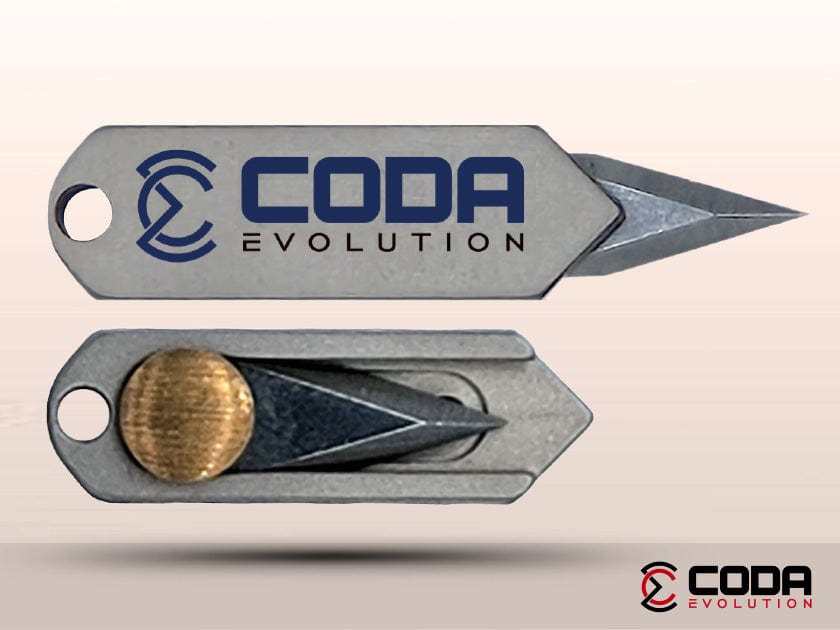 LSF (Little Stabby F*****) - Titanium EDC Keychain Blade - Coda Evolution