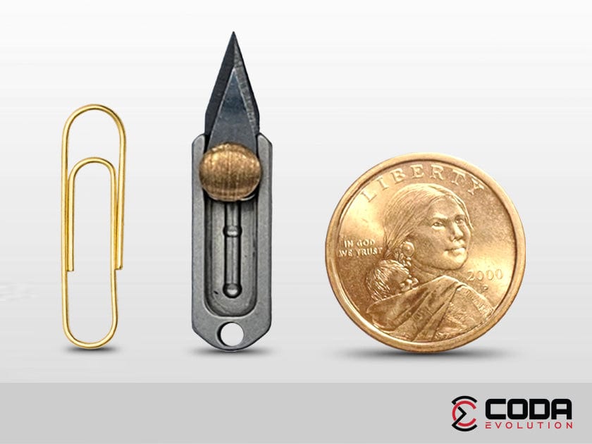 LSF (Little Stabby F*****) - Titanium EDC Keychain Blade - Coda Evolution