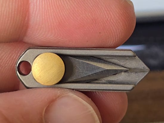 LSF (Little Stabby F*****) - Titanium EDC Keychain Blade - Coda Evolution