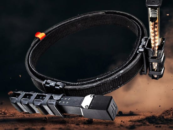 Dynamic tactical belt showcasing durability and innovative design for action enthusiasts