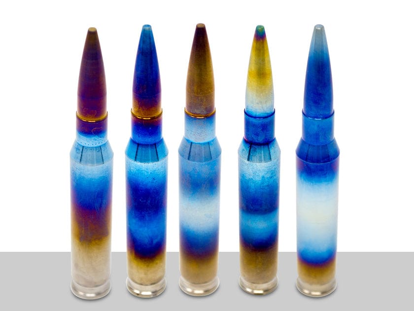 Titanium Magic Bullet - Ultimate Gun Persons Fidget Toy - Flame Anodized - Coda Evolution