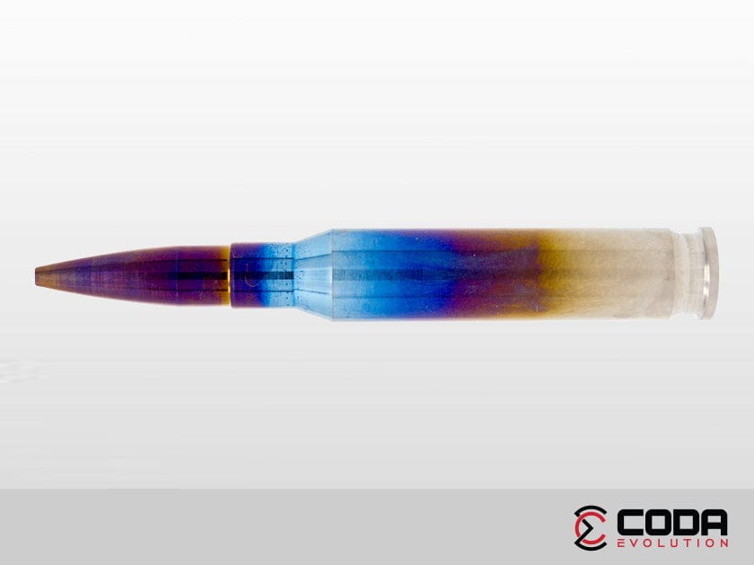 Titanium Magic Bullet - Ultimate Gun Persons Fidget Toy - Flame Anodized - Coda Evolution