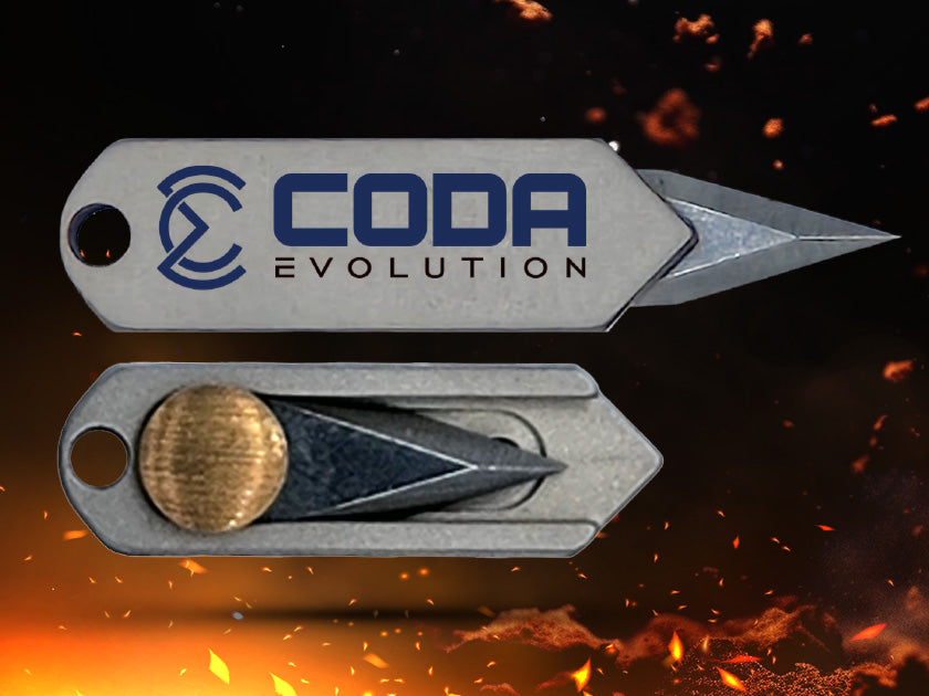 LSF (Little Stabby F*****) - Titanium EDC Keychain Blade - Coda Evolution